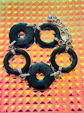 EXTREMELY RARE Brighton Y2K IRREVERSIBLE  Charm Bracelet